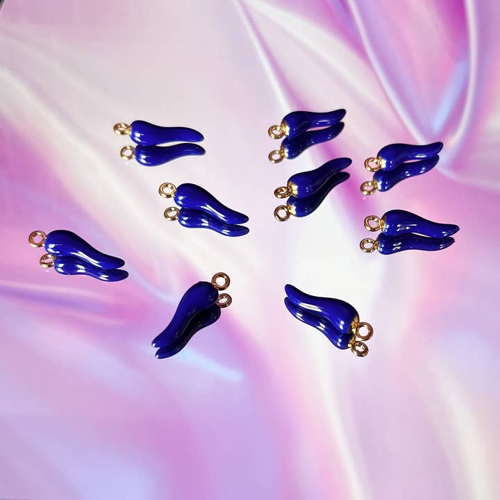 Pepper Power charm (cobalt blue) for wholesale by Atelier Jean