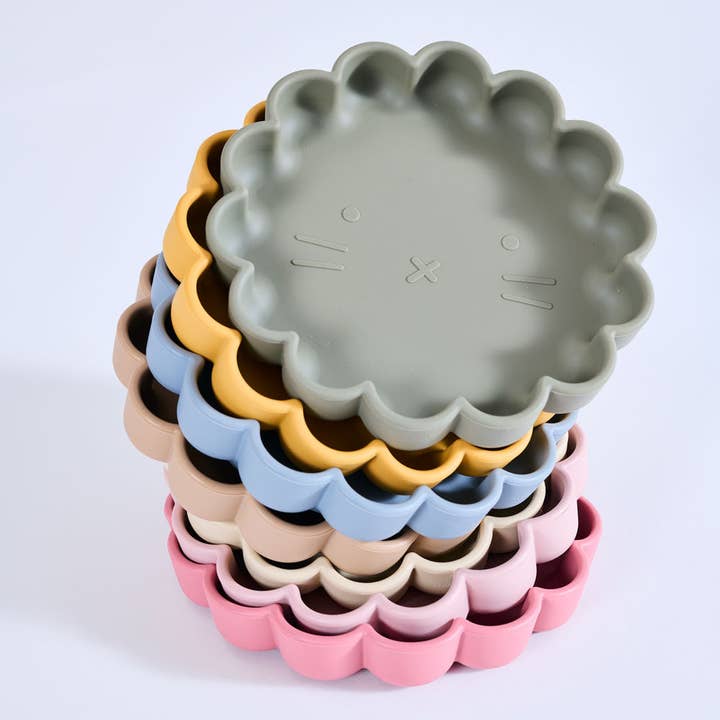 Milk Addict - Wholesale Dinner Plate - Kids & Baby - Milk Addict Silicone Lion Suction Plate