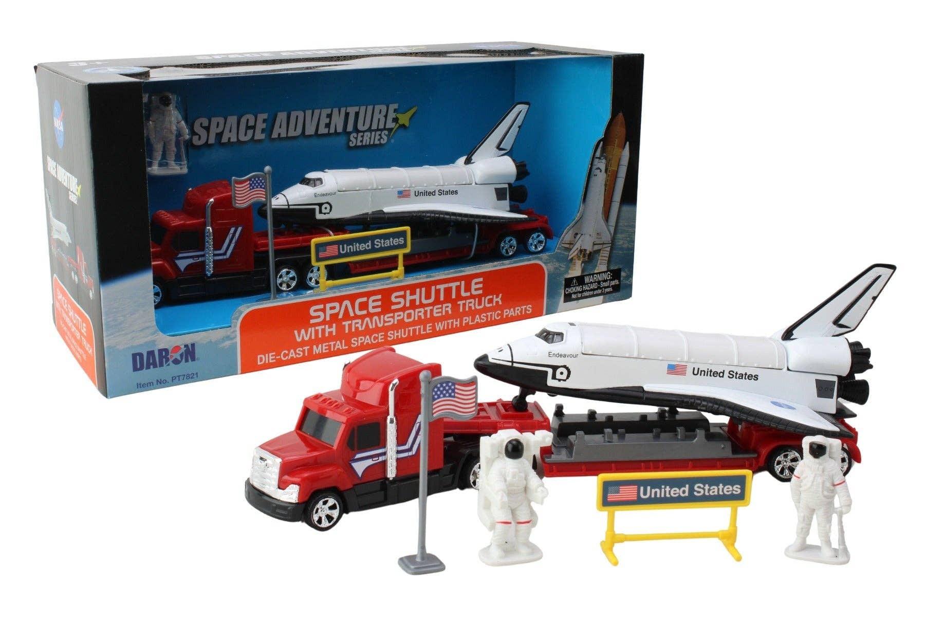 Daron Worldwide Trading - Wholesale Toy Car/Truck - Kids - SPACE ADVENTURE SPACE SHUTTLE TRANSPORTER TRUCK8