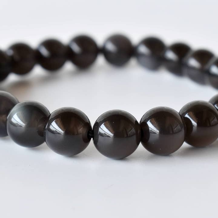 Soothing Crystals - Wholesale Beaded Bracelet - Healing Bracelet | Black Obsidian | Gemstone Bracelet