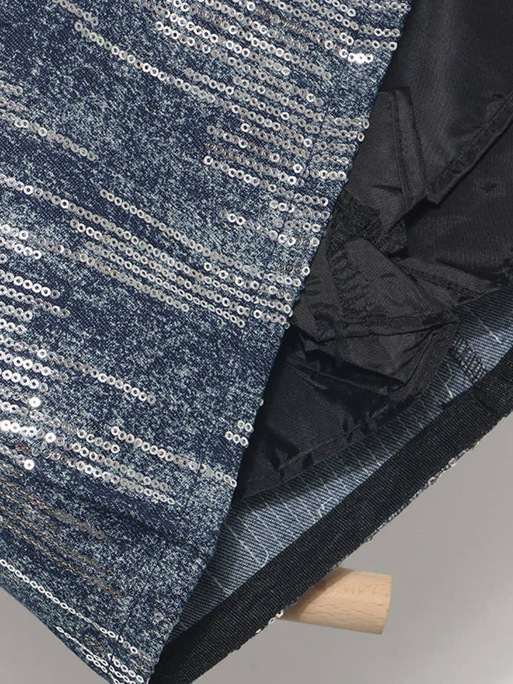 Mccolin - Wholesale Skirt - Women's - Sequin Sparkle Mini Skirt3