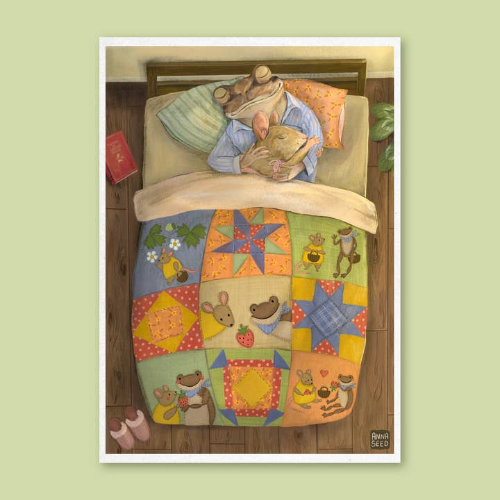 Kunsttryk - Godmorgen for engroshandel hos Anna Seed Art