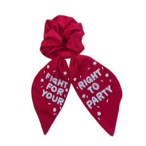 Kansas City 'Fight For Your Right' Beaded Scrunchie for wholesale by EB and Co.