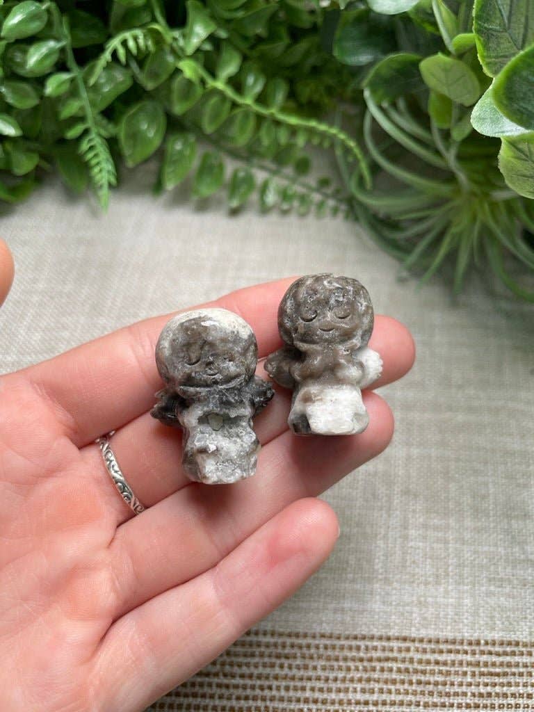 Copper Ashes - Wholesale Spiritual Stone/Crystal - Crystal Cherub Angel12