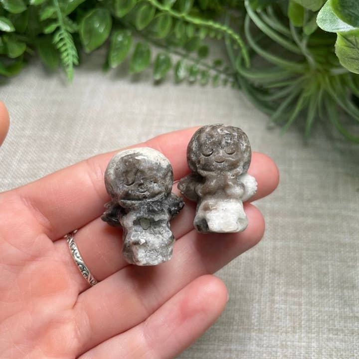 Copper Ashes - Wholesale Spiritual Stone/Crystal - Crystal Cherub Angel12