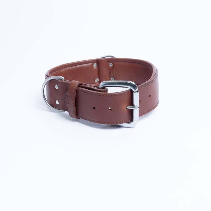 Angel Pet Supplies Inc. - Wholesale Pet Collar - Dog - Dallas Leather Dog Collar by ANGEL™ | Authentic1