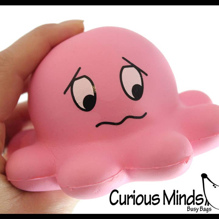 Curious Minds Toys - Wholesale Knijpbal - Kinderen en baby - 1 Octopus Slow Rise Squishy Toy - Traagschuim Squish Stress1
