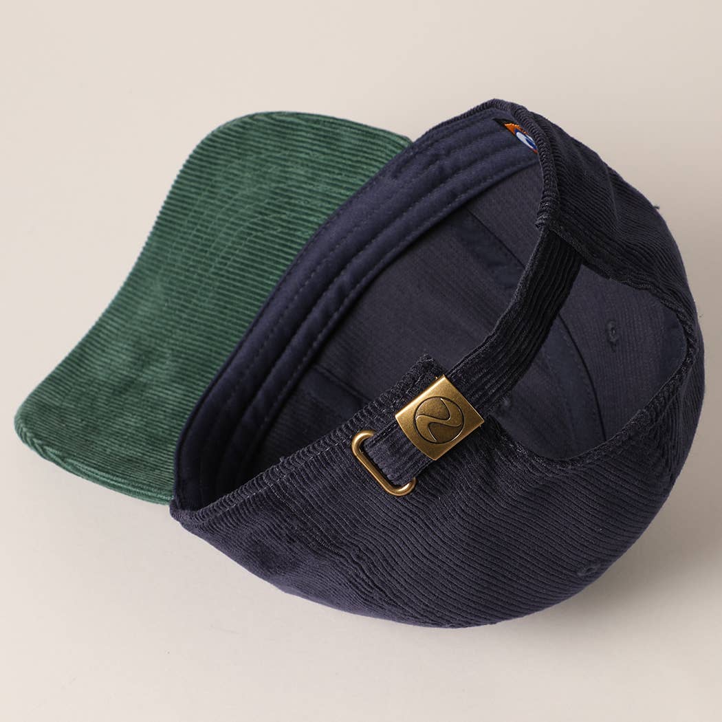Fashion City - Wholesale Baseball Cap - Unisex - Corduroy Two-Tone Adjustable Baseball Cap22
