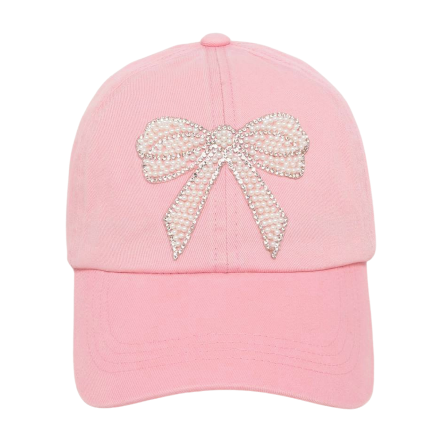 David And Young - Wholesale Baseball Cap - Women's - PEARLY PINK BOW DESIGNED BASEBALL CAP6