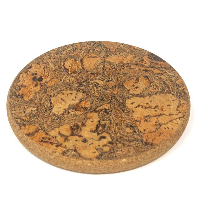 VIDA Round Natural Cork Hot Pad for wholesale by Grøn Home