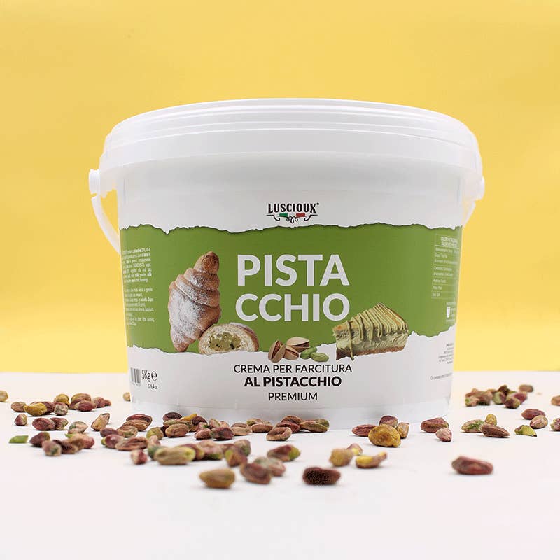 LUSCIOUX - OMNIA GROUP SRL - Wholesale Nut Butter - Premium Pistachio Filling Cream | 5Kg Bucket