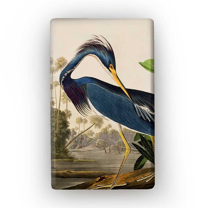 Lucy Lu Designs - Vendita all'ingrosso Calamite - Magnete piatto della natura dell'airone blu0