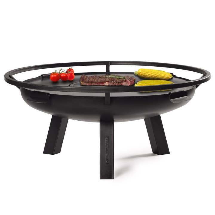 Porto 32" Fire Pit with Grill Plate for wholesale by Good Directions
