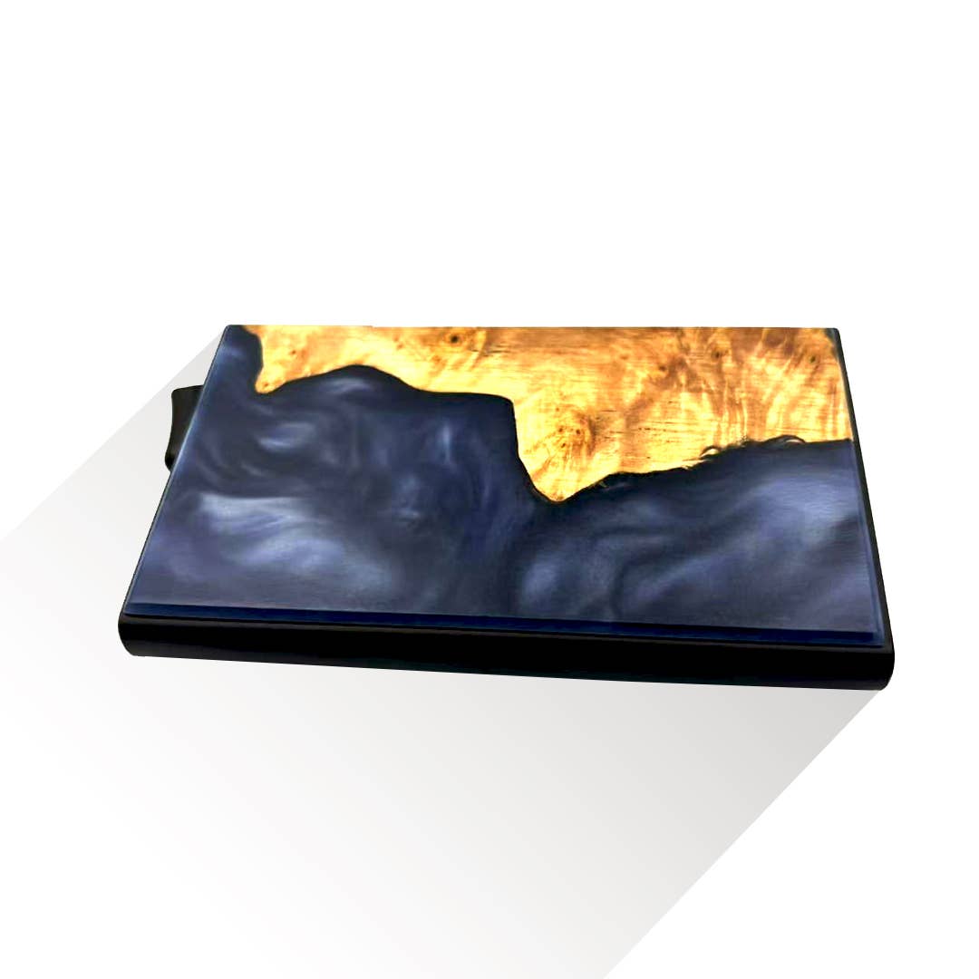 Wooden Element - Wholesale Wallet - Unisex - Wood/Resin Smart Pop-up Wallets (Assorted pack of 11)44