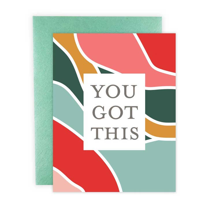 You Got This Colorful Greeting Card for wholesale by Cleerely Stated
