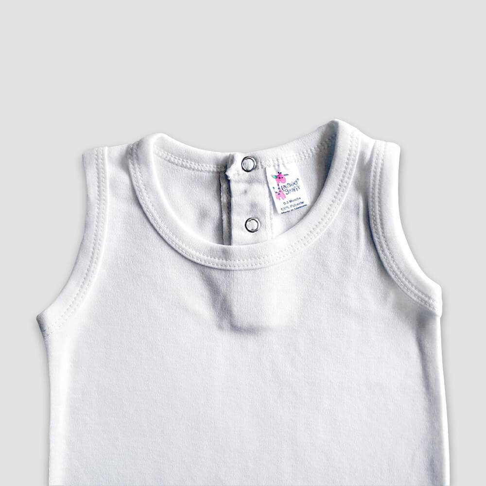 Laughing Giraffe – Großhandel Strampler – Baby – Baby Blank Polyester ärmelloser Strampler Tank, 6er-Pack3