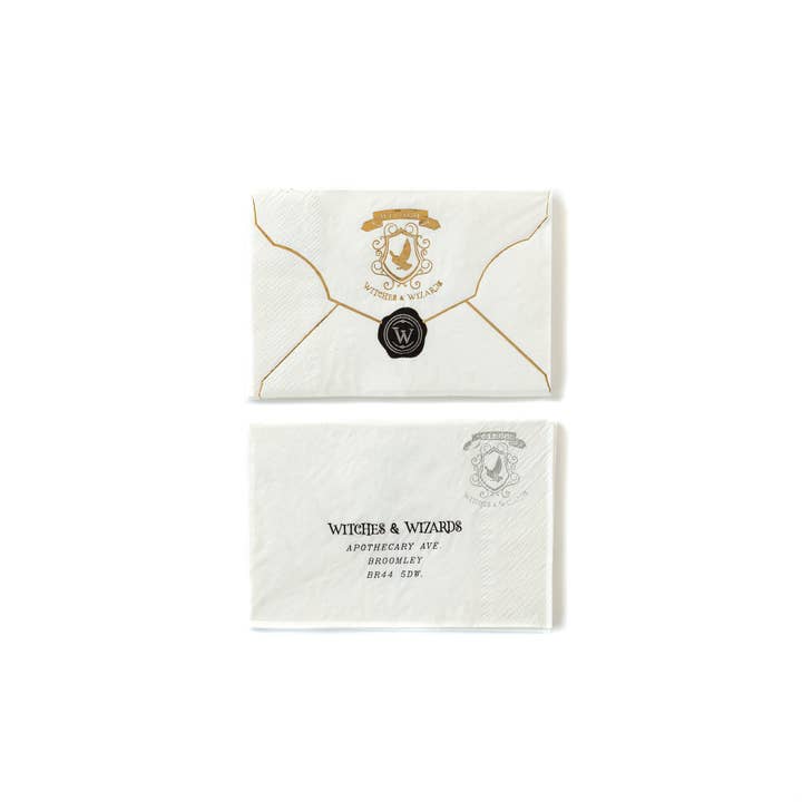 My Mind’s Eye - Wholesale Disposable Napkin - SPL839 - Spellbound Envelope Napkin