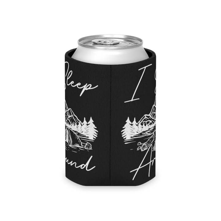 Teegarb LLC - Wholesale Drink Huggers & Koozies - Beer Can Cooler Sleeve Humorous Camping Besties Bourbon Party Shelters Retreat Lover Retro Outdoors Drinking Camp Adventure Enthusiast12