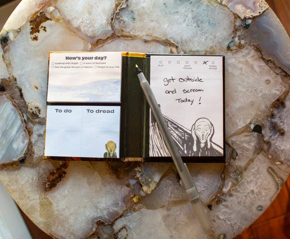 Unemployed Philosophers Guild – Engroshandel Klistermærker – Skrig Sticky Notes3