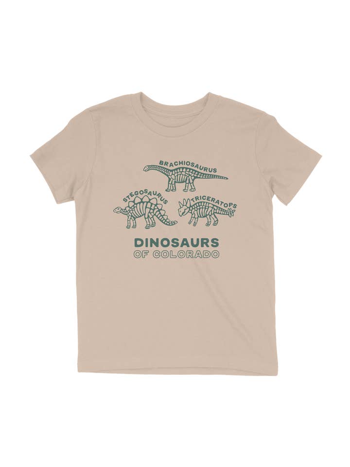 Dinosaurer fra Colorado Børne T-shirt for engroshandel hos Buffalo Mountain Print + Supply