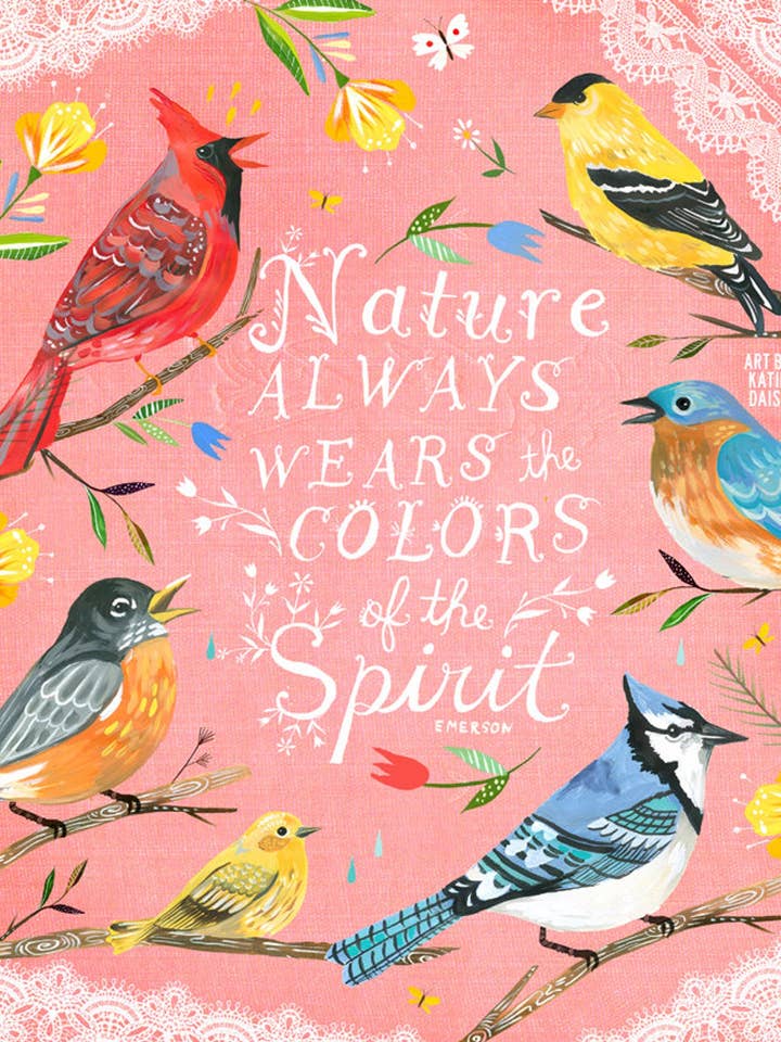 Imprimé Couleurs de l'Esprit pour la vente par Katie Daisy