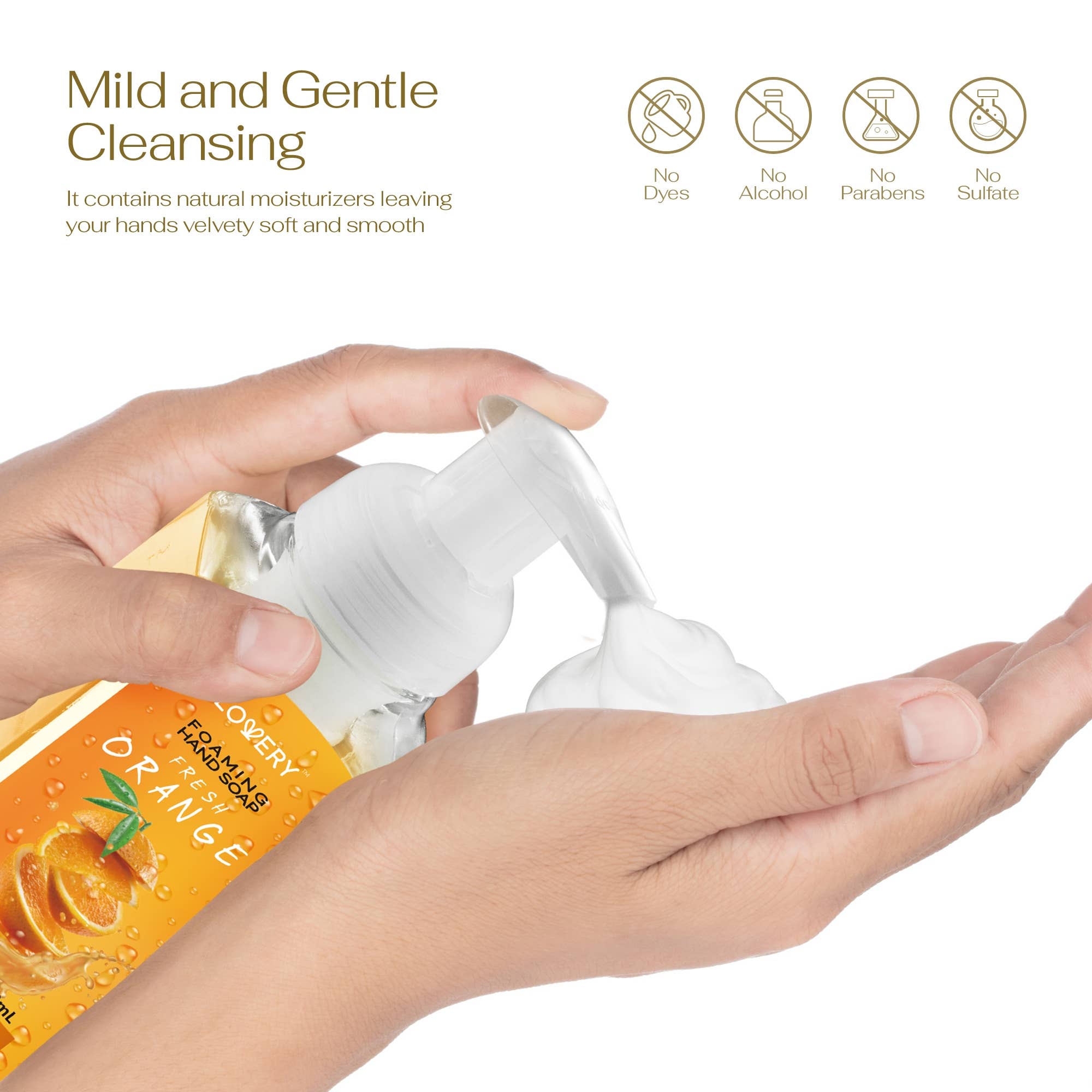 Lovery - Wholesale Hand Soap/Wash - Foaming Hand Soap, 6 Pack of Citrus Scented Hand Wash Soaps4