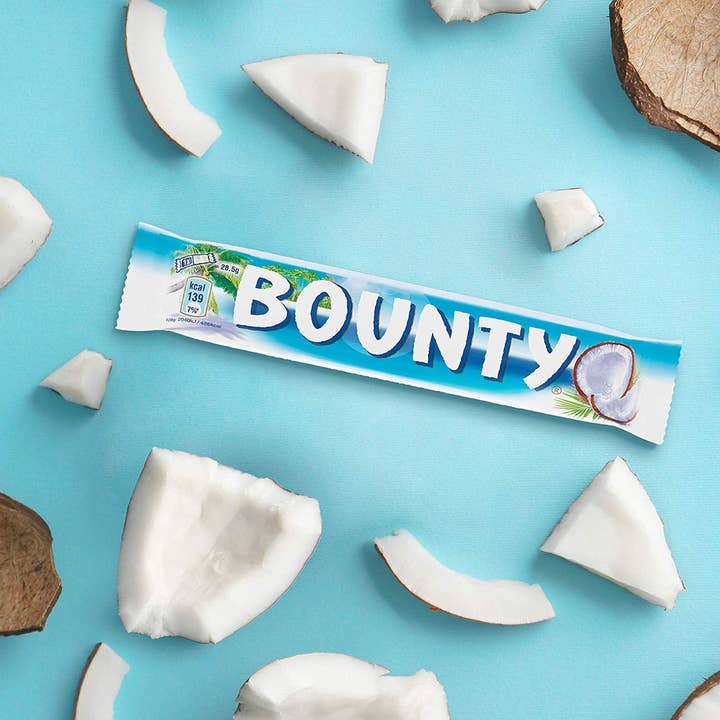 Snacky Candy - Wholesale Chocolate Bar - Bounty Coconut and Milk Chocolate Bar 57g 24 count2