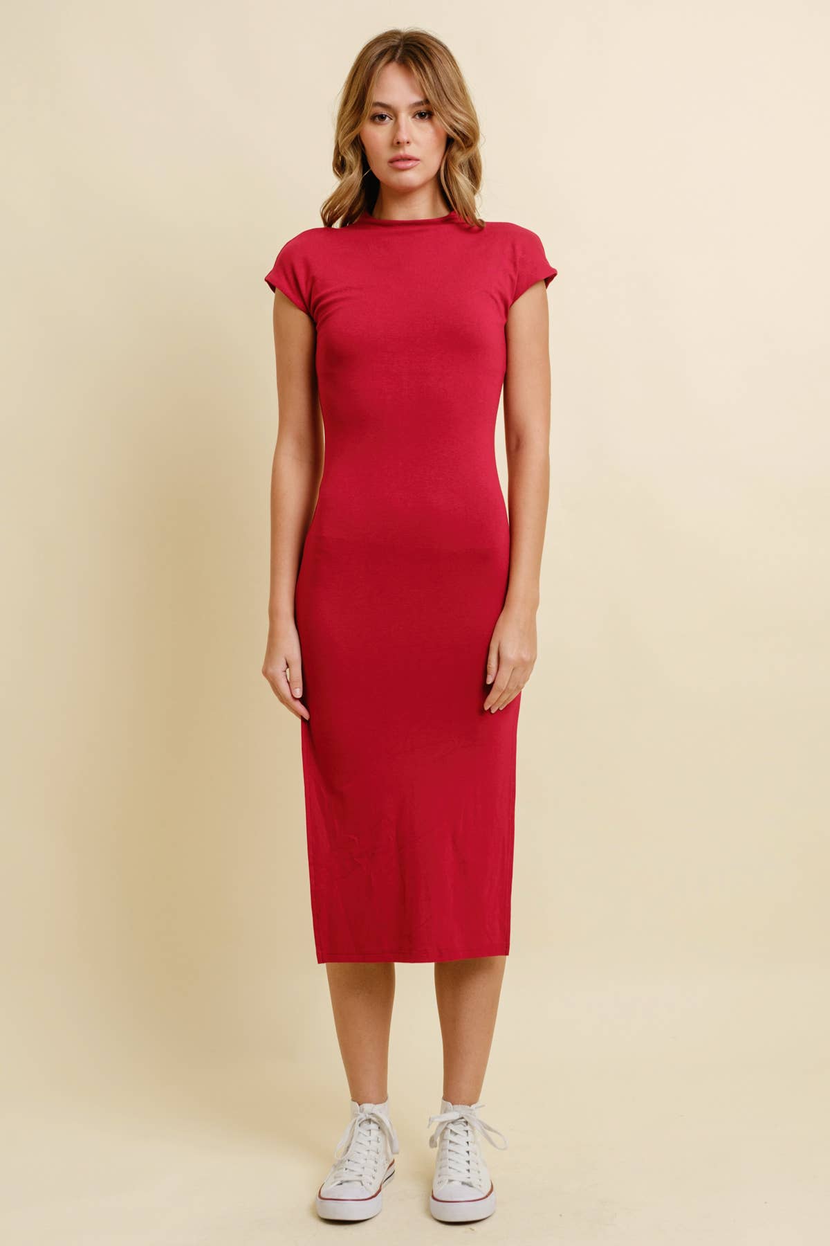 Cloud Ten - Venta al por mayor Vestido - Mujer - Vestido midi con abertura lateral9