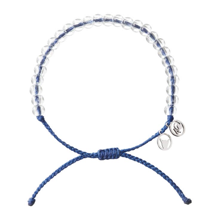 4ocean – Großhandel Perlenarmband – 4ocean Signature Perlenarmband, Blau, 6er-Pack