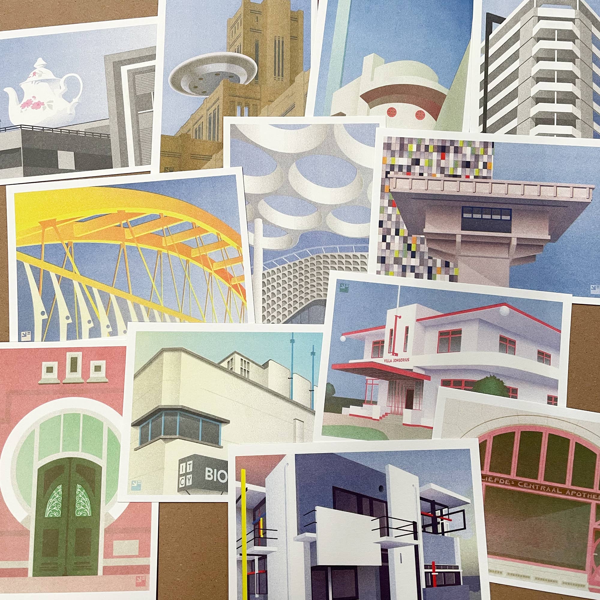 VrijFormaat – wholesale Postcard – postcard - Utrecht - The Teapot - A62