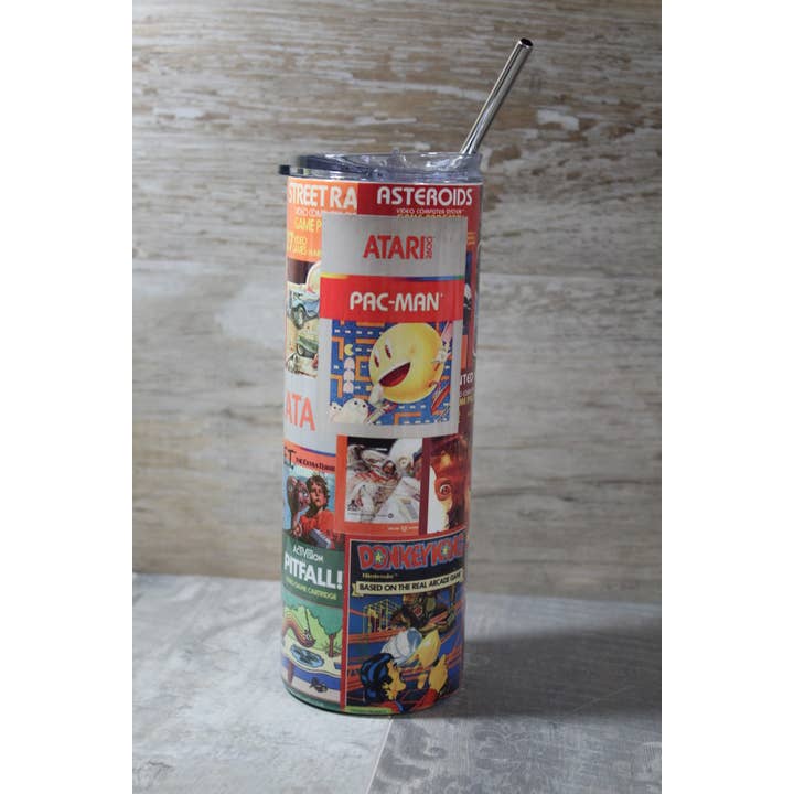 1980's Atari Game Covers 20oz Tumbler for wholesale by Raven Design