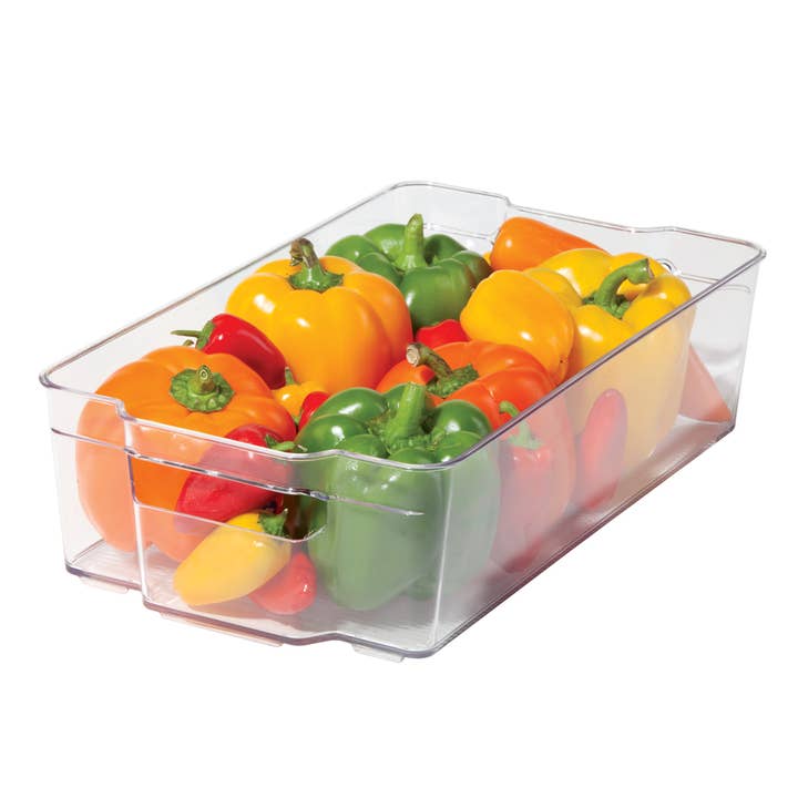 Storage Bin - Stackable (14.75" x 8.5" x 3.75") for wholesale by Oggi