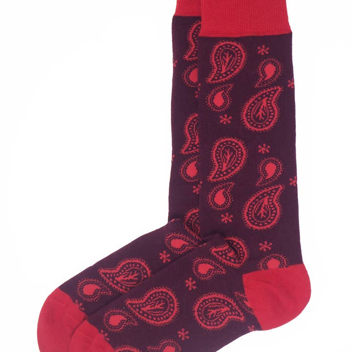 Peper Harow Socks - Wholesale Socks - Men's - Paisley Men's Organic Socks5