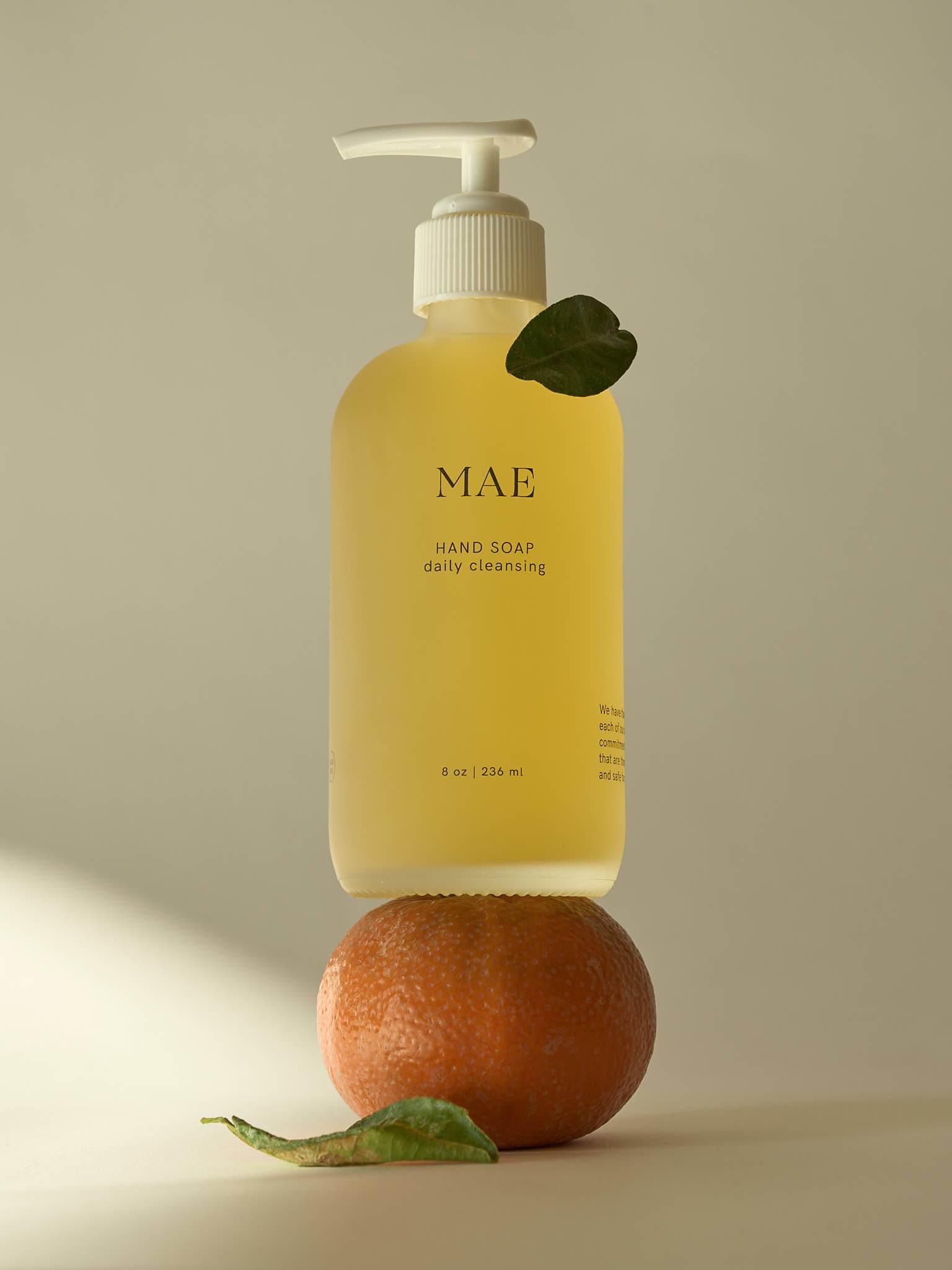 MAE - Wholesale Hand Soap/Wash - Petitgrain Clean Hand Soap - Vegan, Essential Oil1