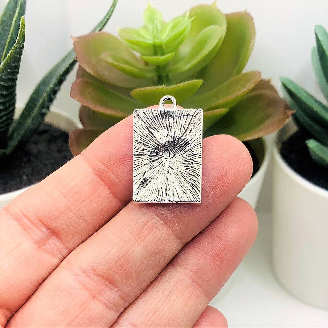 Guerrilla Charm - Wholesale Individual Charm/Pendant - Antique Silver Witchy Hecate Pendant, 15x23mm5