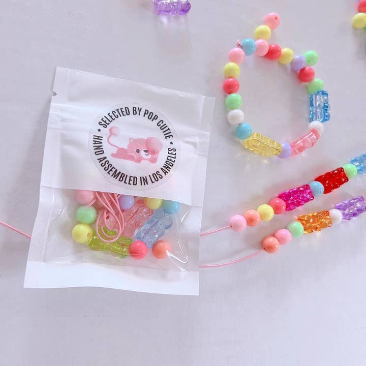 Pop Cutie Accessories & Gifts - Europe – wholesale DIY Jewellery – Child – Pop Cutie Kids DIY Gummy Bear Bracelet Set - Craft Kit 1