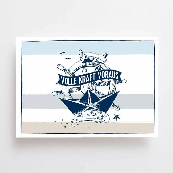 chili type - Wholesale Postcard - Maritime Postcard - Full speed ahead0