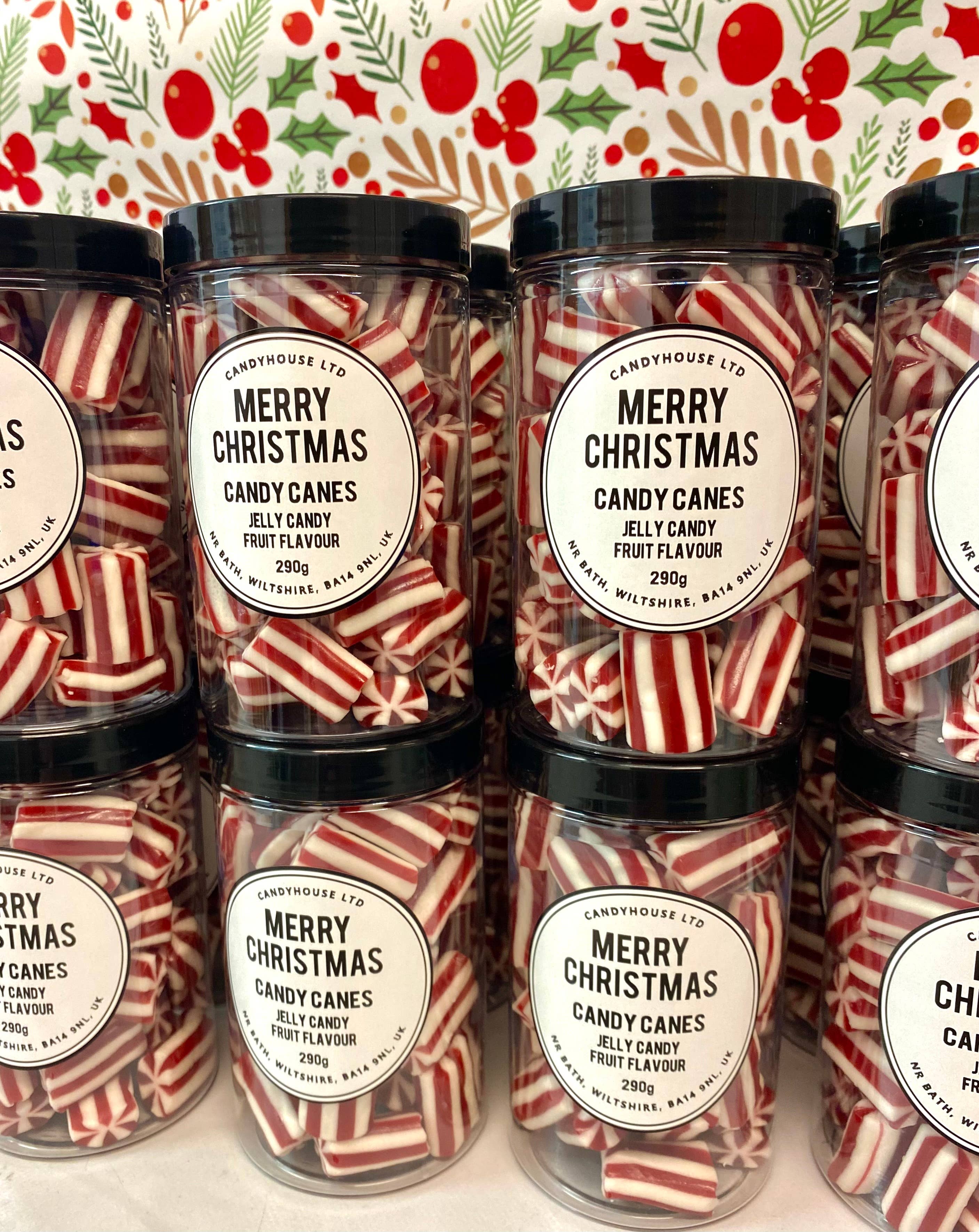 Candyhouse Ltd – wholesale Gummy – Candy Canes In Tall Jar5