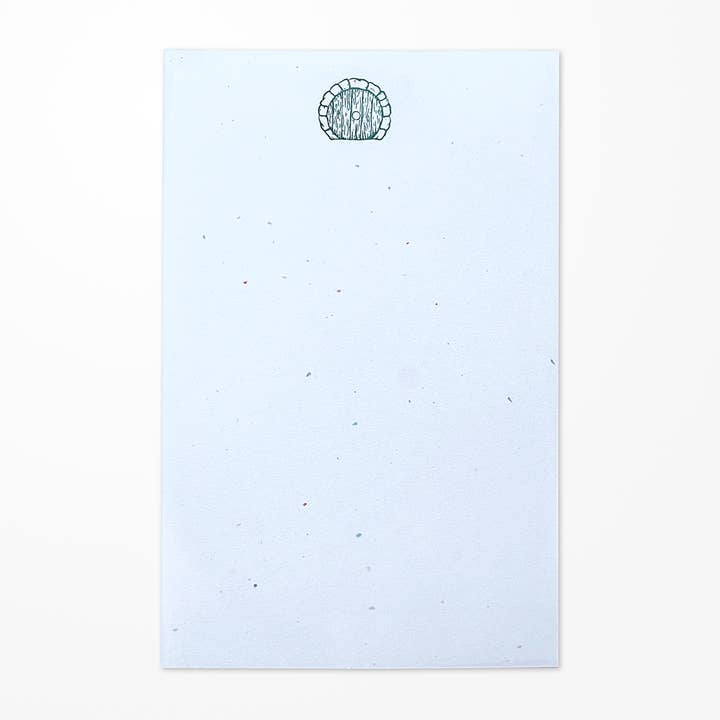 Green "Shire Door" Stationary Set, Letterpress and Handmade for wholesale by Mythril Made