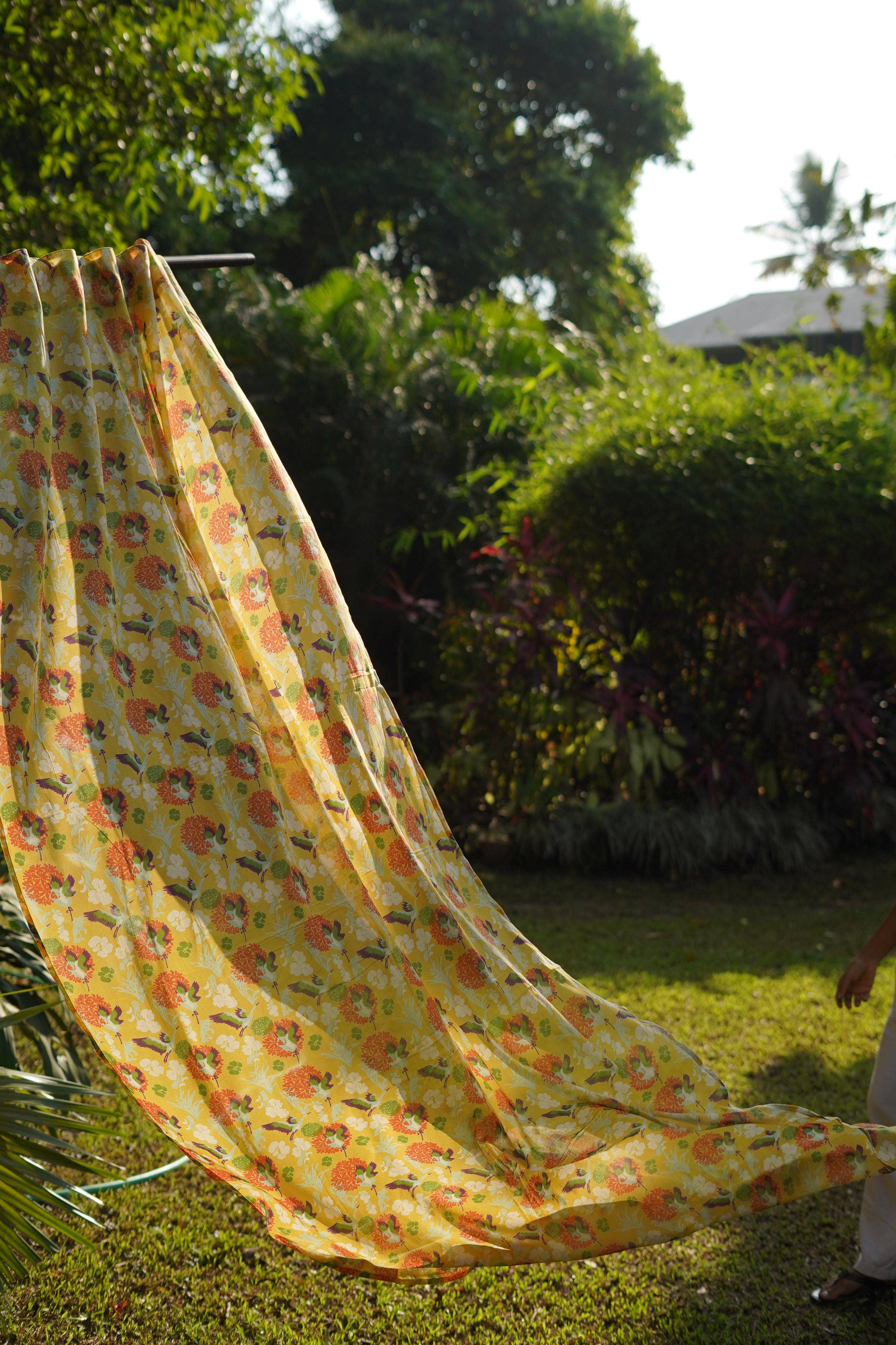 Annahmol - Wholesale Curtain - Vintage Inspired Botanical Sheer Curtains: Assorted Prints31