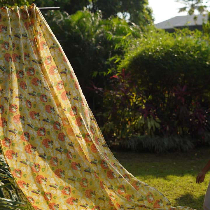 Annahmol - Wholesale Curtain - Vintage Inspired Botanical Sheer Curtains: Assorted Prints31