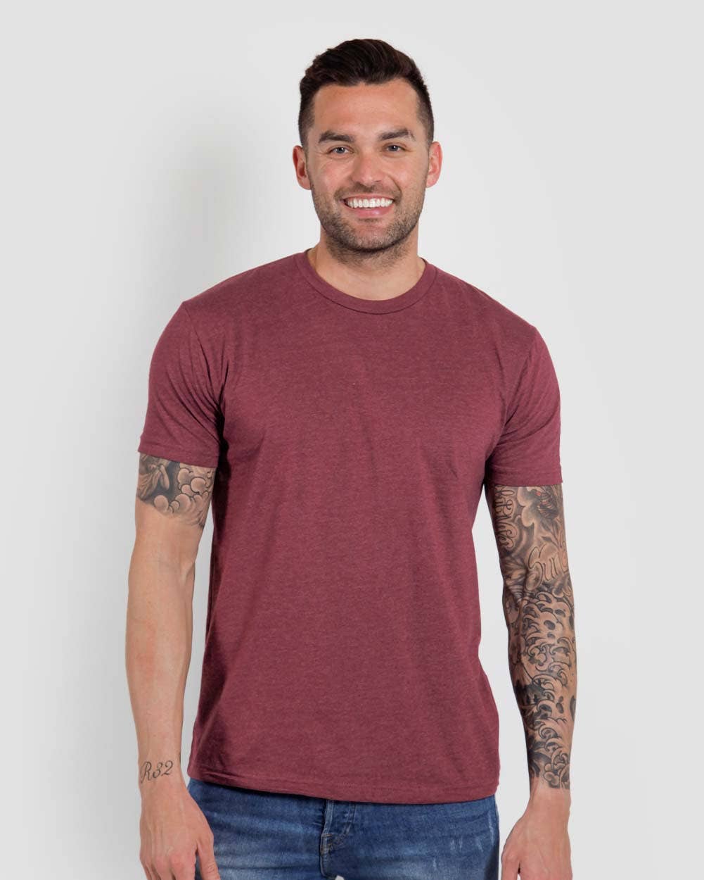 INTO THE AM - Wholesale T-Shirt - Men's - Men's Premium Basic Tee - Soft Fitted Blank T-Shirts45