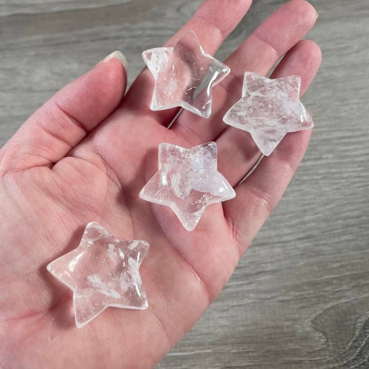 Keystone Crystals - Wholesale Spiritual Stone/Crystal - 35mm Polished Gemstone Star Carving – Crystal Star Figurines4