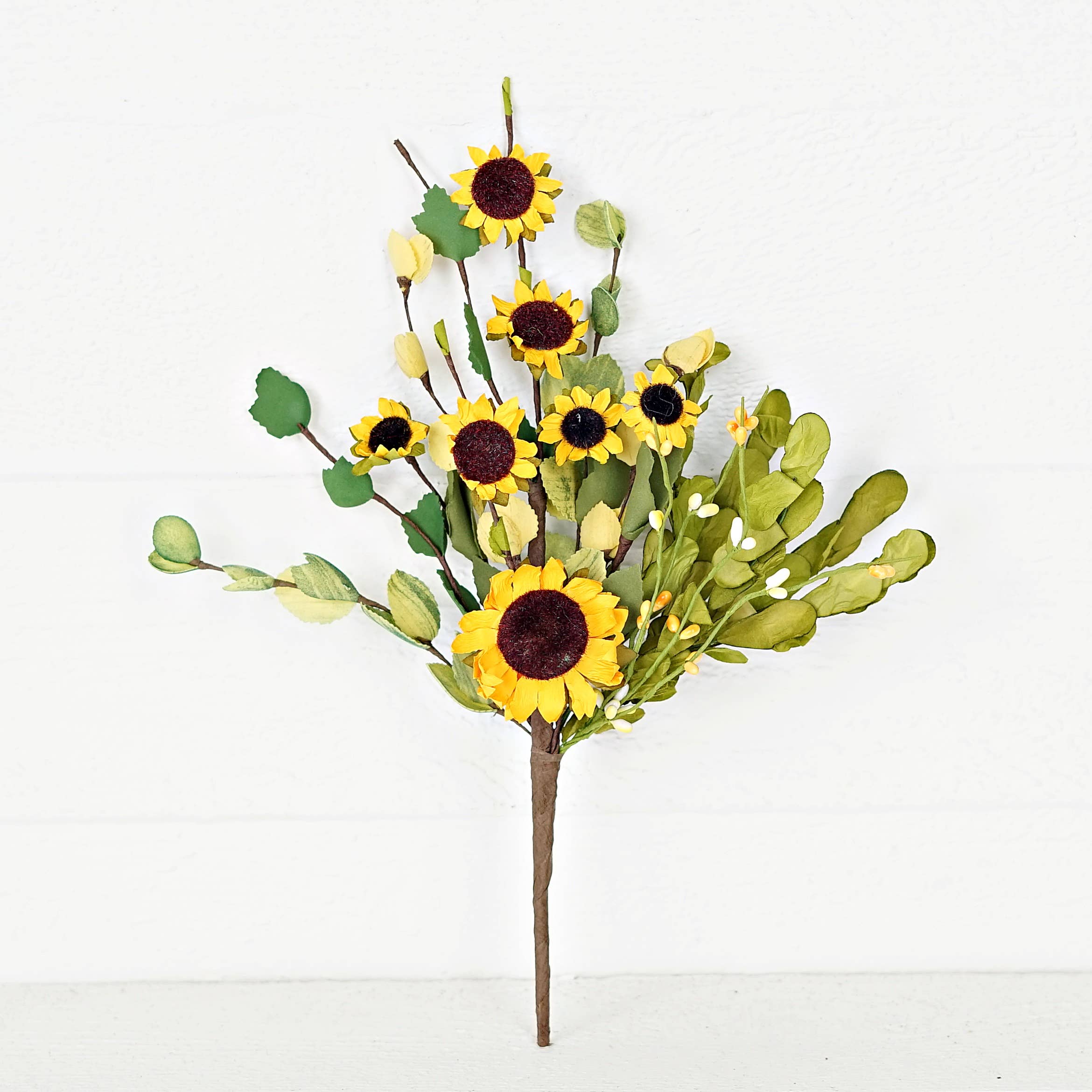 Impressive Enterprises, Inc. - Wholesale Artificial Flowers - ISB81510-14in Wild Sunflower Pick4