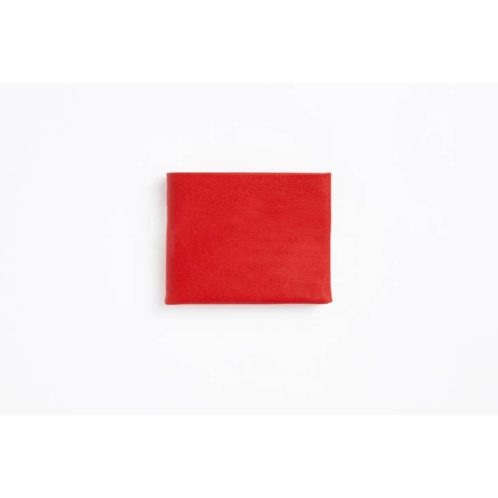 Carre Royal - Wholesale Wallet - Men's - Red Bifold Canvas Wallet1