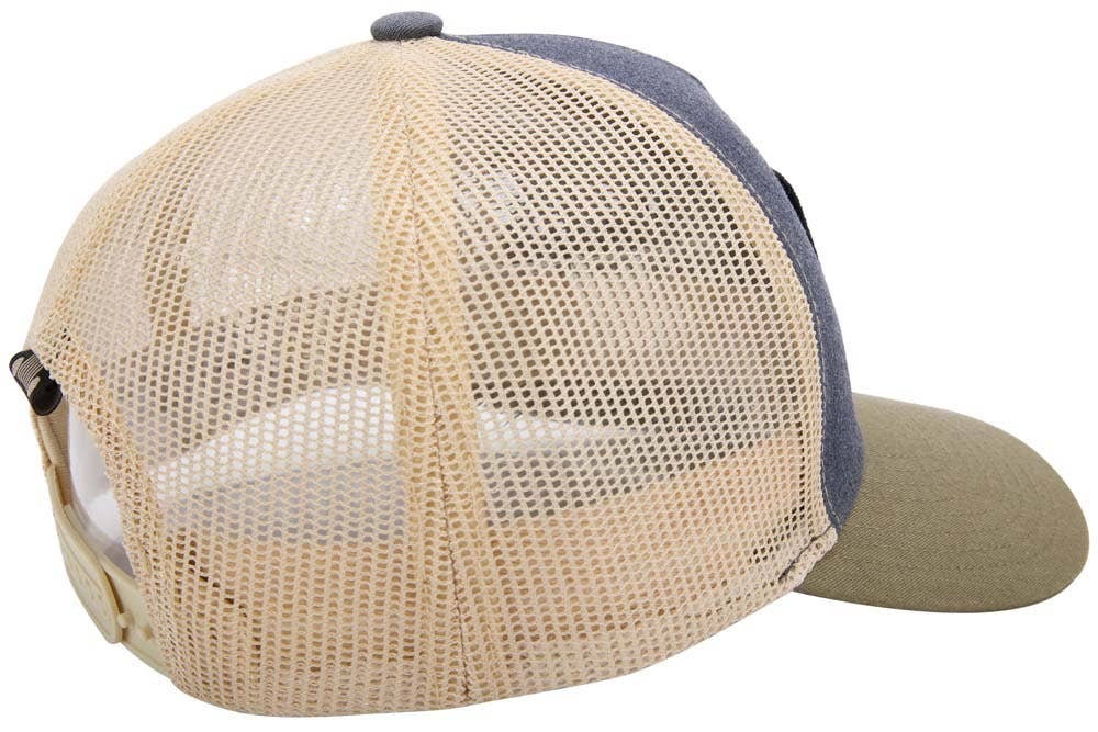 Detroit Shirt Co. - Wholesale Trucker Hat - Unisex - Hat - Jeep Have Fun Out There Trucker Patch Hat - Charcoal/Olive/Khaki7