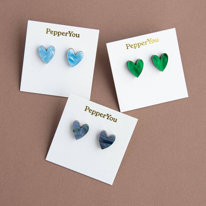 Jeg hjerte du Stud Øreringe for engroshandel hos Pepper You