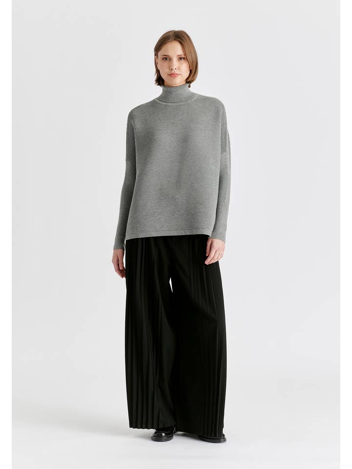 Paisie - Wholesale Knit Sweater - Women's - Paisie Turtleneck Ribbed Jumper13