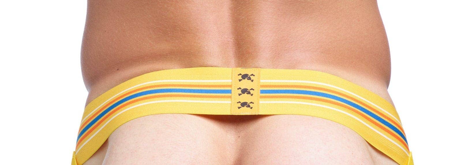 Skull & Bones - Wholesale Underwear - Men's - Locker Room Jock Yellow1