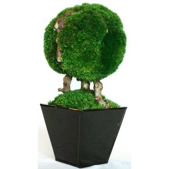 Forever Green Art - Wholesale Artificial Plant - 13'' Single Topiary Moss Ball
